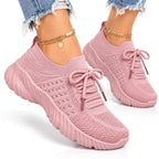 Damen Sneaker mit Fußgewölbeunterstützung | EVA & PVC | Schnürdesign für den Alltag