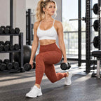 Damen Thermo-Leggings | Fleece-Innenseite | Stretchgewebe mit Elastischem Bund