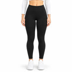 Damen Thermo-Leggings | Fleece-Innenseite | Stretchgewebe mit Elastischem Bund
