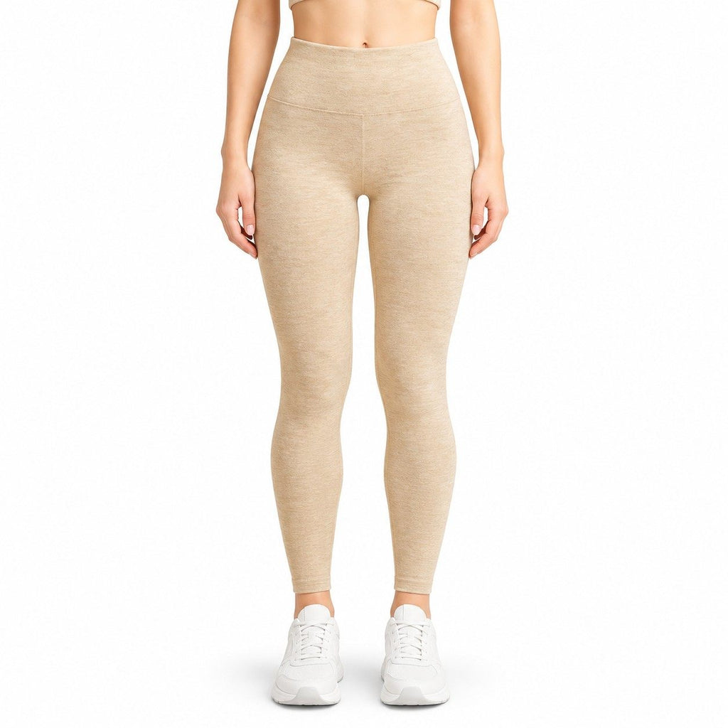 Damen Thermo-Leggings | Fleece-Innenseite | Stretchgewebe mit Elastischem Bund