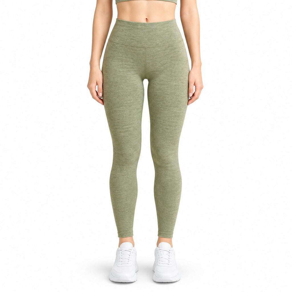 Damen Thermo-Leggings | Fleece-Innenseite | Stretchgewebe mit Elastischem Bund