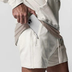 Fitness Shorts | Polyester & Spandex Stretchgewebe | Elastischer Bund fürs Training