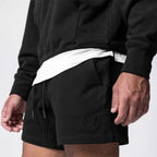 Fitness Shorts | Polyester & Spandex Stretchgewebe | Elastischer Bund fürs Training