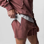 Fitness Shorts | Polyester & Spandex Stretchgewebe | Elastischer Bund fürs Training
