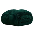 Fleece-Bettdeckenbezug | Polyester-Mikrofaser-Gewebe | Bettwäsche für Herbst und Winter