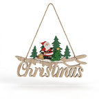 Frohe Weihnachten Holz Türanhänger | Festliches Willkommensschild Für Die Feiertage
