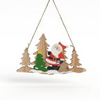 Frohe Weihnachten Holz Türanhänger | Festliches Willkommensschild Für Die Feiertage