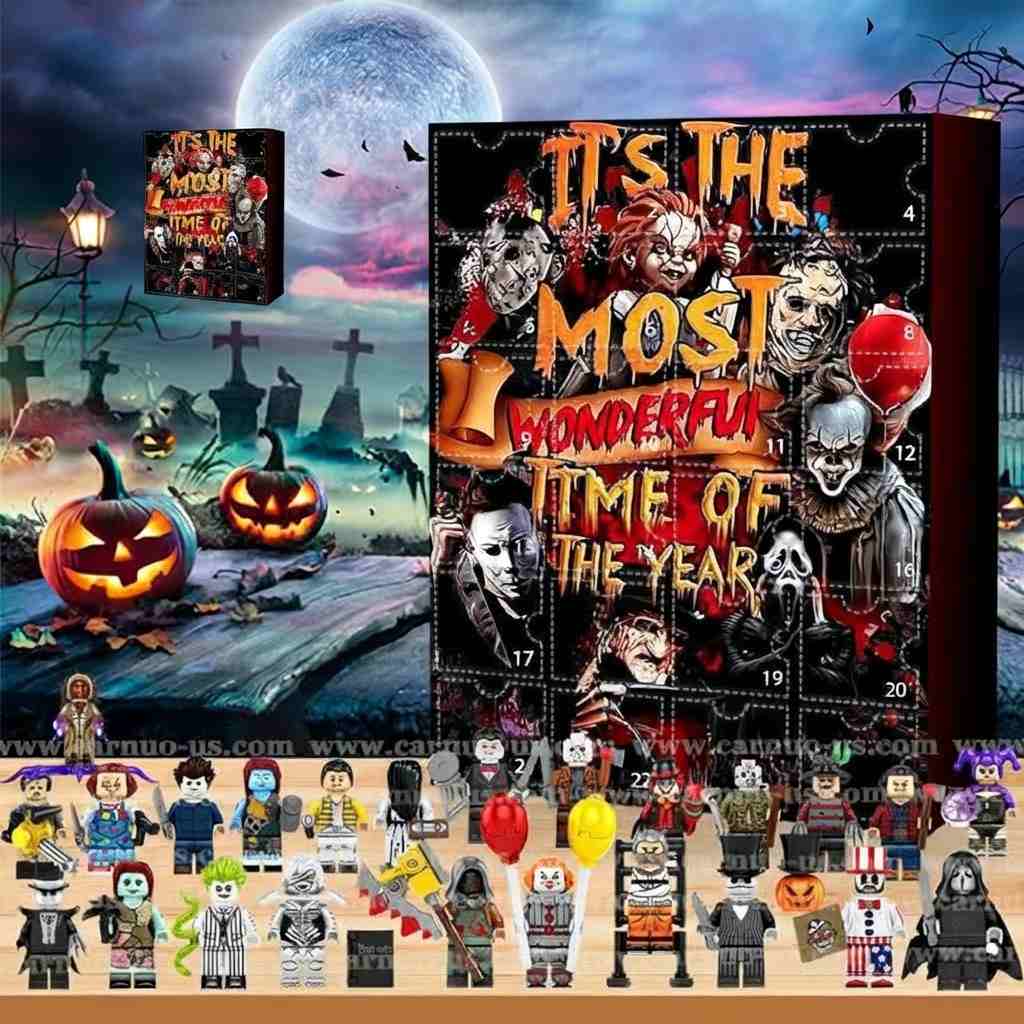 Halloween Horrorfiguren Adventskalender | 24 Überraschungen | Sammlerbox-Design