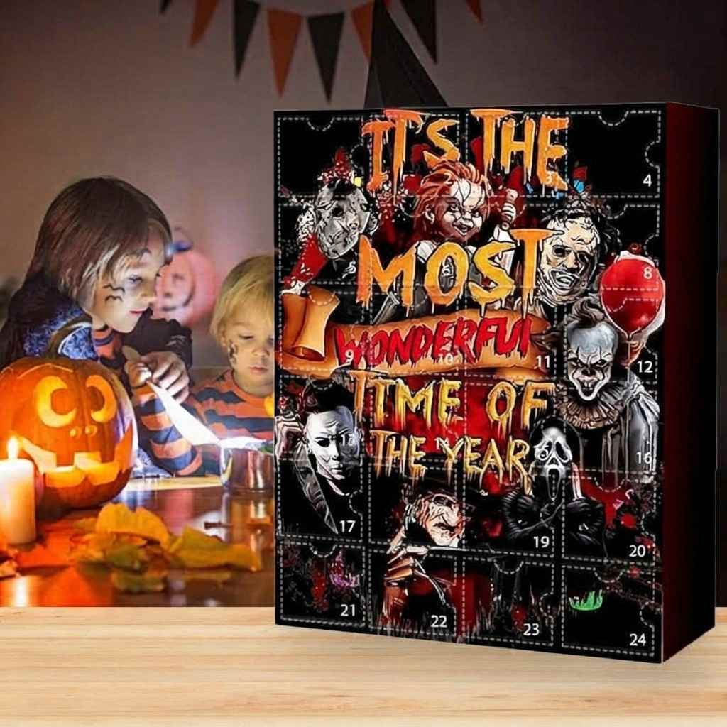 Halloween Horrorfiguren Adventskalender | 24 Überraschungen | Sammlerbox-Design