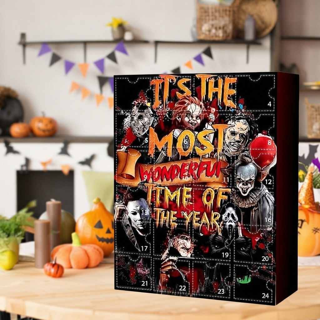Halloween Horrorfiguren Adventskalender | 24 Überraschungen | Sammlerbox-Design
