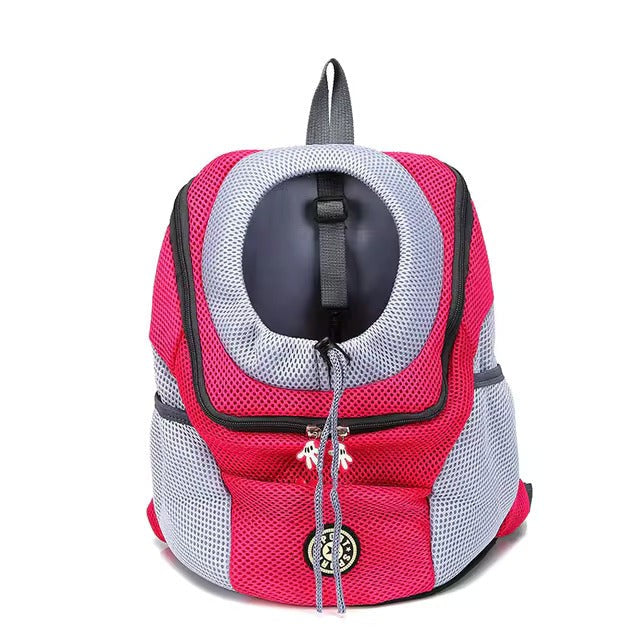 Haustier-Transportrucksack | Mesh mit Reißverschluss | Für Katzen & Hunde