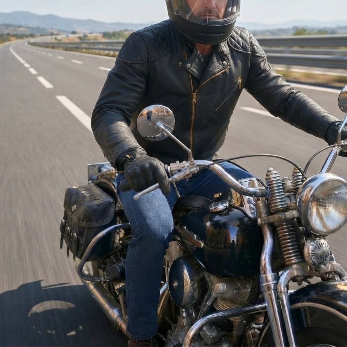Jeans mit gerader Passform | Baumwoll-Denim | Mittelhoher Bund & Medium-Waschung