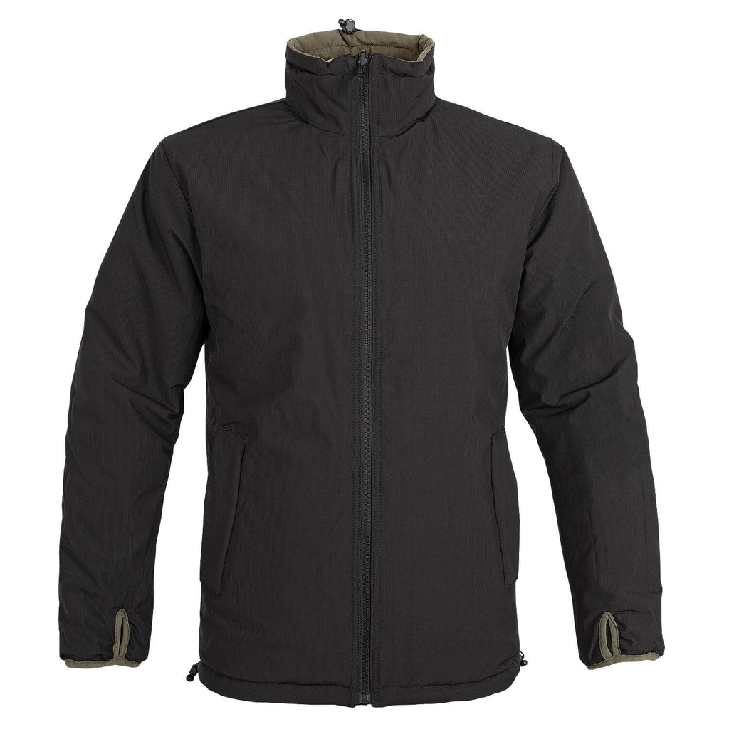 Wendbare Herrenjacke | Hoher Kragen & Kordelzüge | Packbares Reißverschlussdesign