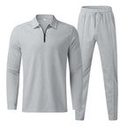 Herren-Zweiteiler | T-Shirt aus Rayon-Baumwollmischung | Passende Hose für den Alltag