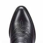 Herren Cowboystiefel | Kunstleder & Te ilfutter | Gummisohle mit 4 cm Absatz