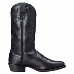 Herren Cowboystiefel | Kunstleder & Te ilfutter | Gummisohle mit 4 cm Absatz