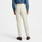 Herren Hose mit geradem Schnitt | Baumwolle & Polyester | Mittelhoher Bund mit Knopf