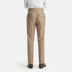 Herren Hose mit geradem Schnitt | Baumwolle & Polyester | Mittelhoher Bund mit Knopf
