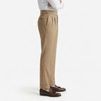 Herren Hose mit geradem Schnitt | Baumwolle & Polyester | Mittelhoher Bund mit Knopf