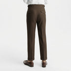Herren Hose mit geradem Schnitt | Baumwolle & Polyester | Mittelhoher Bund mit Knopf