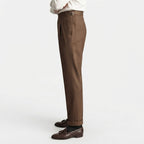 Herren Hose mit geradem Schnitt | Baumwolle & Polyester | Mittelhoher Bund mit Knopf