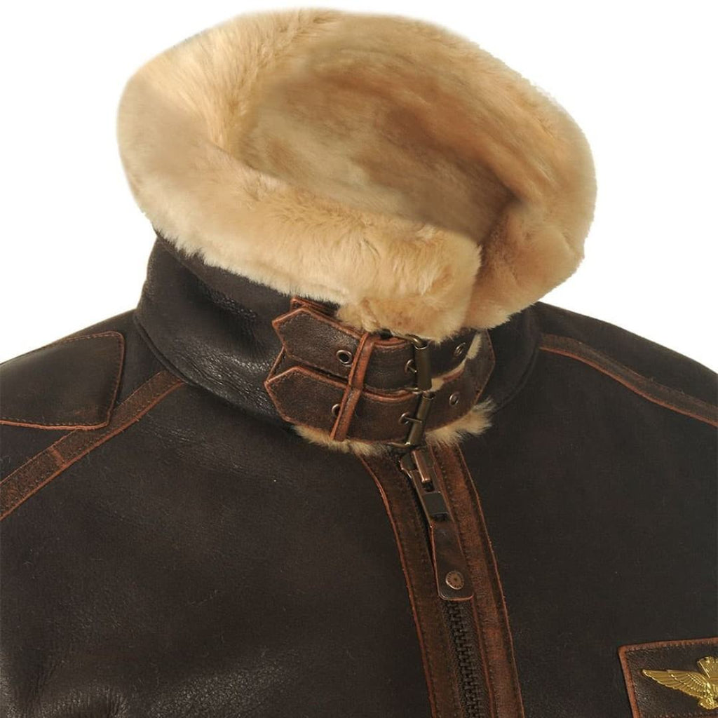 Herren Motorradjacke | PU mit Stehkragen | Winter Biker-Stil