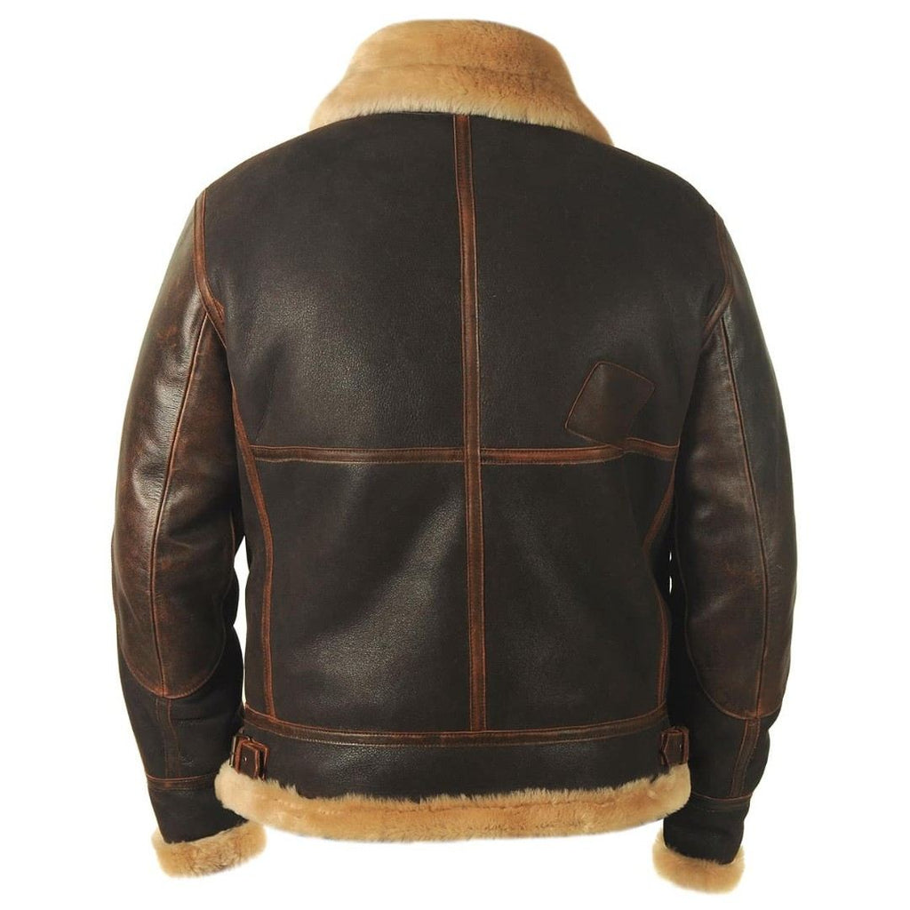 Herren Motorradjacke | PU mit Stehkragen | Winter Biker-Stil