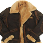 Herren Motorradjacke | PU mit Stehkragen | Winter Biker-Stil