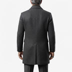 Herren Wolljacke | Strukturierter Stoff & Knöpfe | Classic Fit mit Taschen