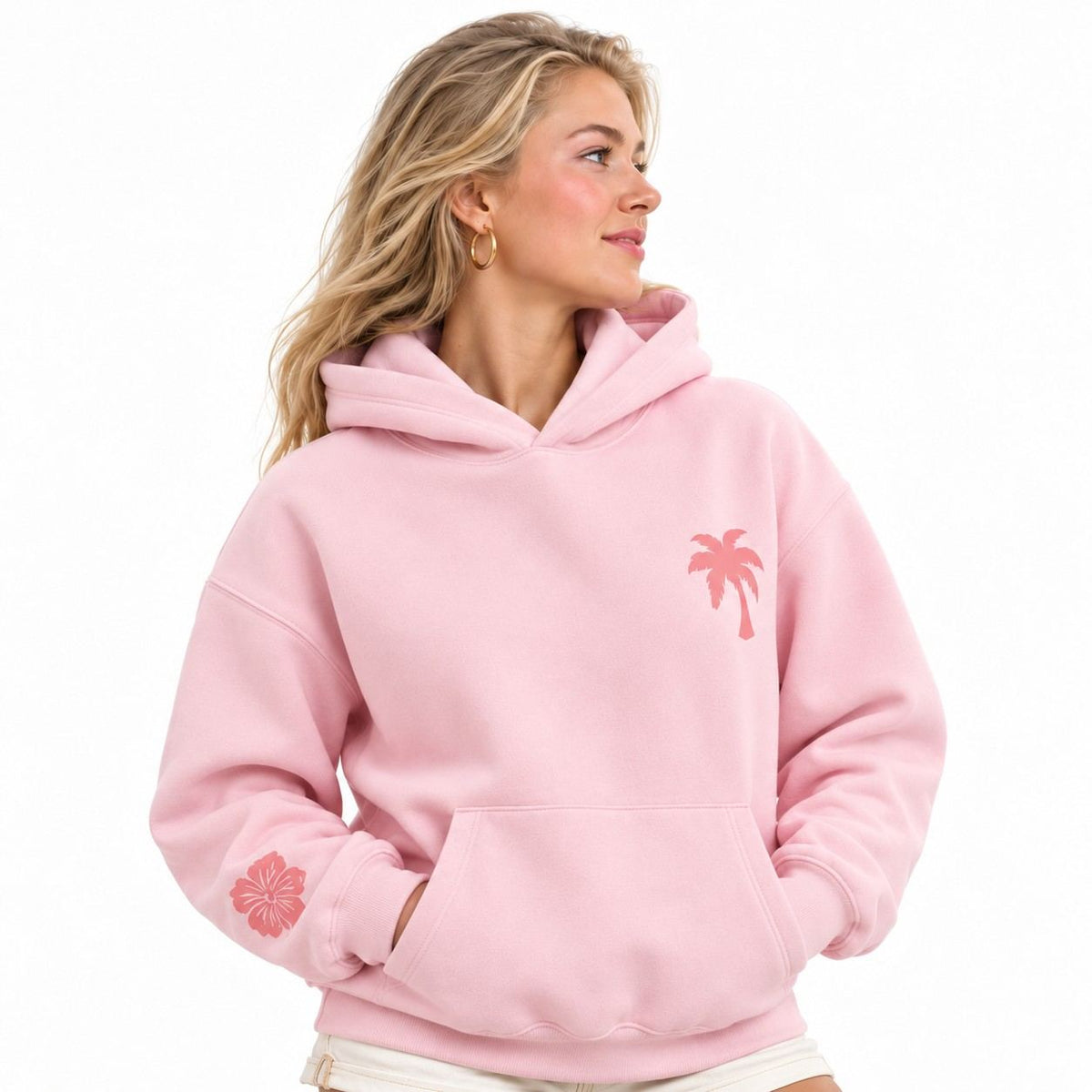 Kapuzensweatshirt aus Baumwollmischung | Lange Ärmel & lässiger Schnitt | Leichter Pullover für den Alltag