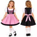 Kinder-Oktoberfest-Dirndl | Mit Schürze & Schnürung | Traditionell Bayerisch Inspiriertes Design