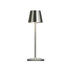 Kabellose LED Tischlampe mit Touch Steuerung | Wiederaufladbare Lampe aus Metall und Kunststoff | Dimmbare Innenbeleuchtung | Novera