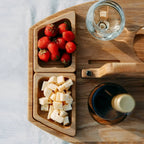 Klappbarer Picknicktisch aus Holz - Tragbarer Outdoor Serviertisch