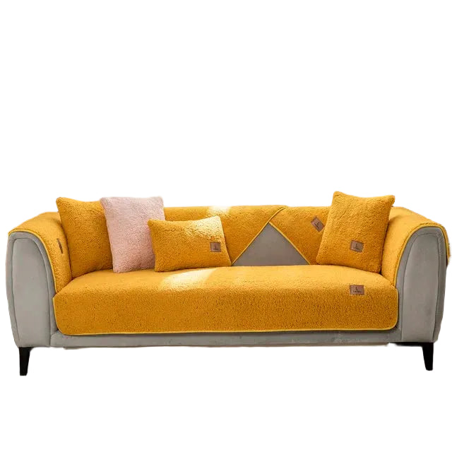 Sherpa Fleece Sofa Überwurf - Polyester Couch Schutzdecke