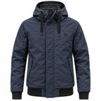 Steppjacke mit Kapuze | Verstellbarer Kordelzug & verdeckter Reißverschluss | Elastische Bündchen & Taschen