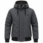 Steppjacke mit Kapuze | Verstellbarer Kordelzug & verdeckter Reißverschluss | Elastische Bündchen & Taschen