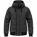 Steppjacke mit Kapuze | Verstellbarer Kordelzug & verdeckter Reißverschluss | Elastische Bündchen & Taschen