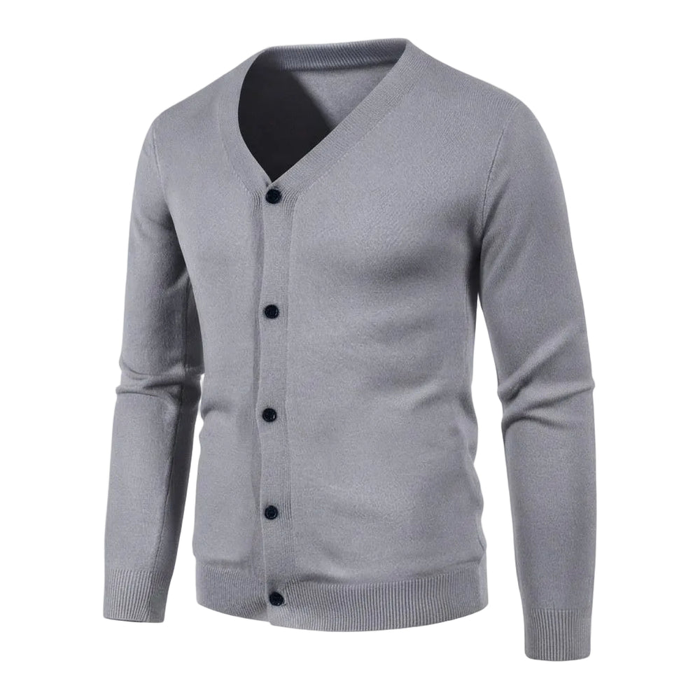 Strickjacke Mit Knöpfen | Bequemer Herren Pullover Für Alltag & Freizeit