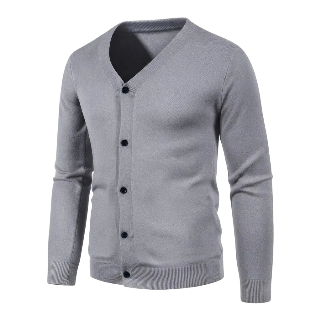 Strickjacke Mit Knöpfen | Bequemer Herren Pullover Für Alltag & Freizeit