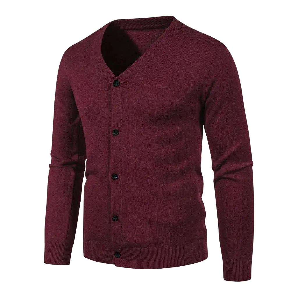 Strickjacke Mit Knöpfen | Bequemer Herren Pullover Für Alltag & Freizeit