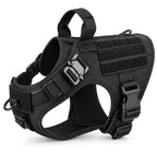 Taktisches Hundegeschirr | Verstellbare Weste aus 1050D Nylon | Vorderer D-Ring, Kontrollgriff & MOLLE-System