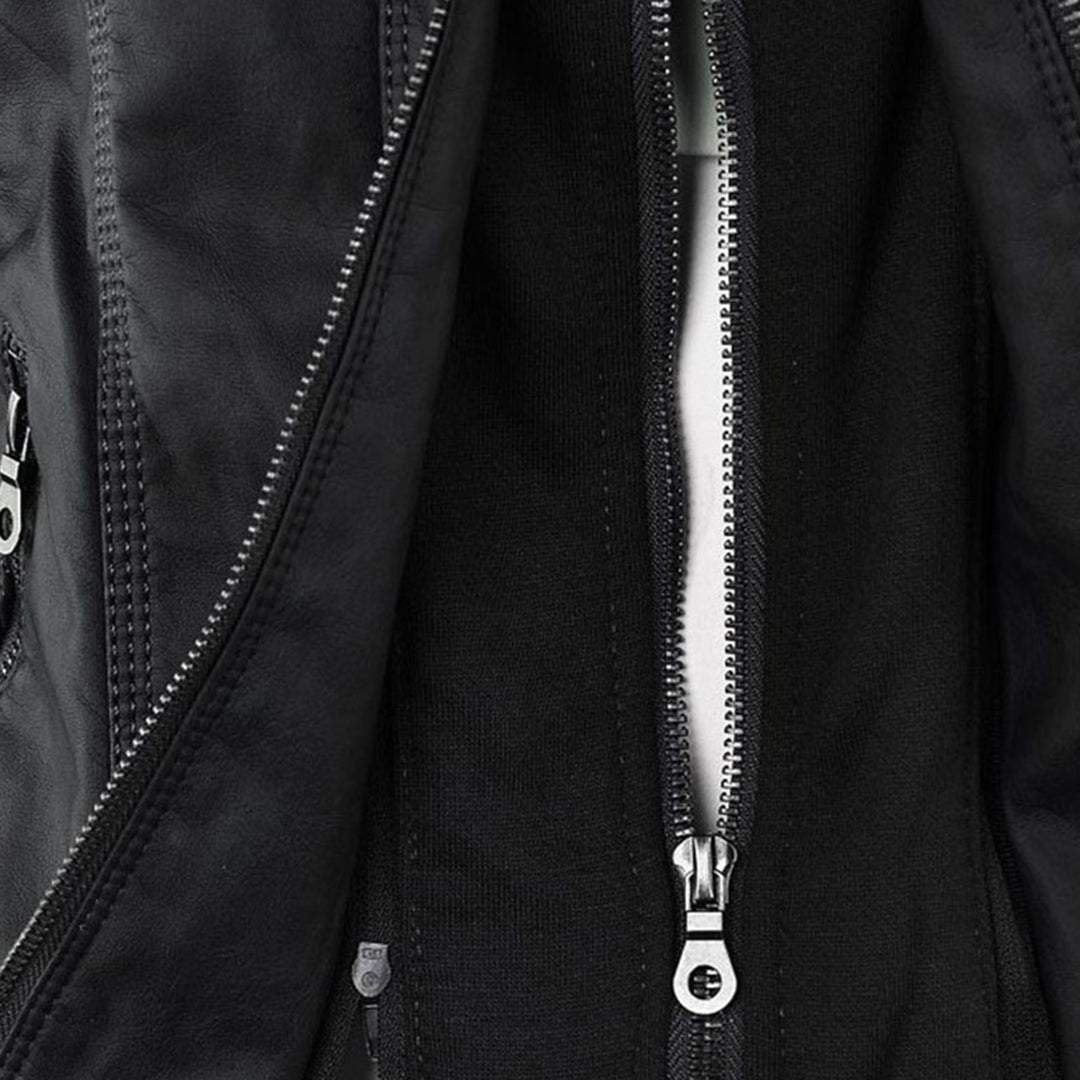 Unisex Wende-Bomberjacke mit Kunstfell | Reißverschluss | Winterjacke