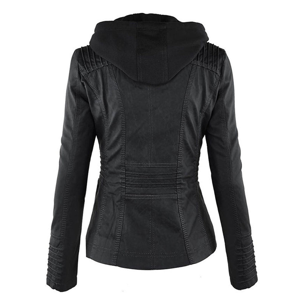 Unisex Wende-Bomberjacke mit Kunstfell | Reißverschluss | Winterjacke