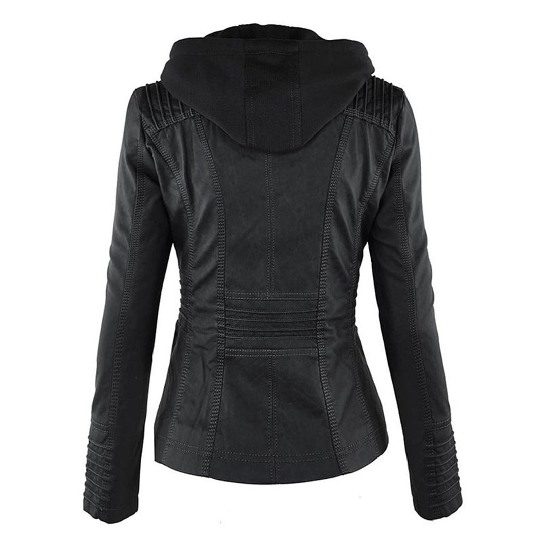 Unisex Wende-Bomberjacke mit Kunstfell | Reißverschluss | Winterjacke
