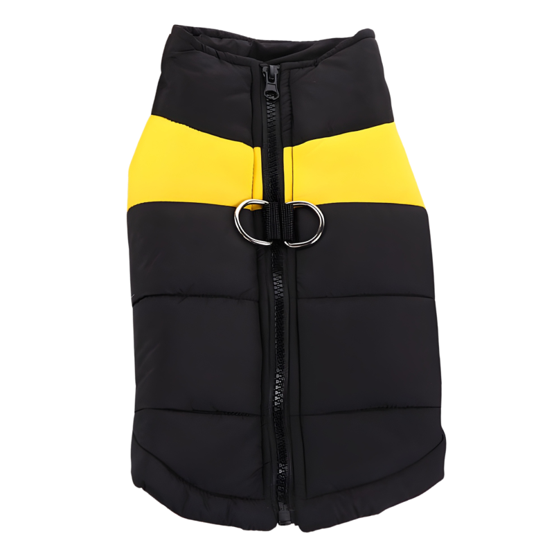 Hundejacke für Herbst und Winter - Polyester Hundemantel Einfarbig