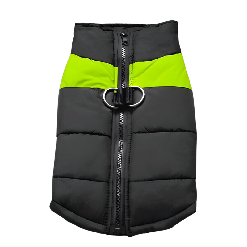 Hundejacke für Herbst und Winter - Polyester Hundemantel Einfarbig