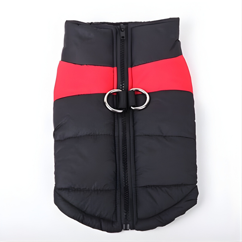 Hundejacke für Herbst und Winter - Polyester Hundemantel Einfarbig