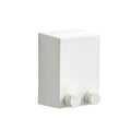 Wandmontierter Haken-Organizer | Edelstahl & ABS | Faltbares Quadratisches Design