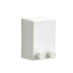 Wandmontierter Haken-Organizer | Edelstahl & ABS | Faltbares Quadratisches Design
