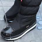 Wasserdichte Stiefel | Seitlicher Reißverschluss | Rutschfeste Gummisohle